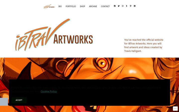 Screenshot of ibtrav.com