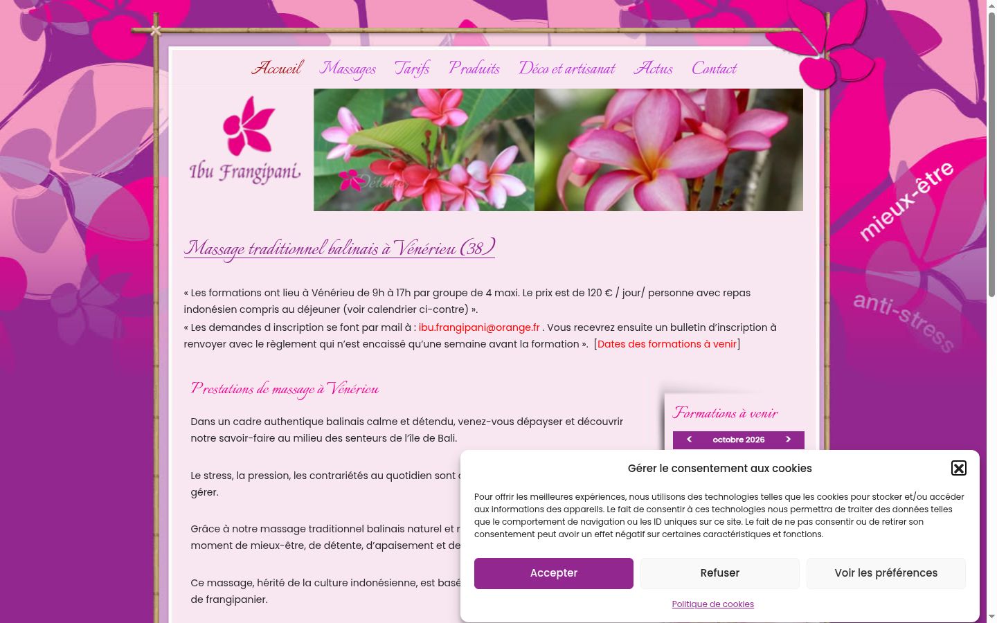 Képernyőkép a bármilyen interakció előtt megjelenő hozzájárulási bannerről