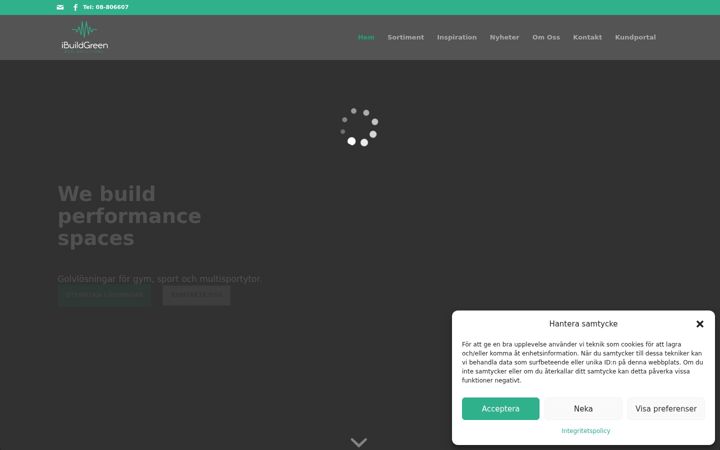 Screenshot of ibuildgreen.se