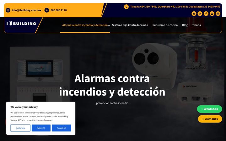 Screenshot of ibuilding.com.mx