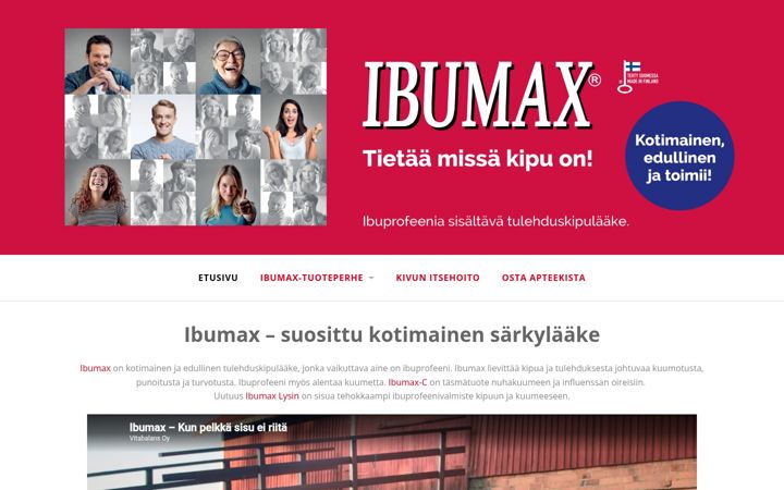 Screenshot of ibumax.com