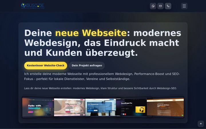 Screenshot of ibuso.de