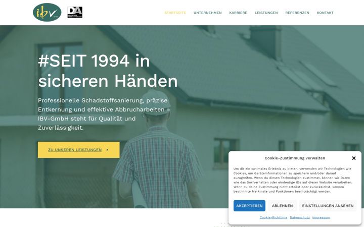 Screenshot of ibv-melle.com