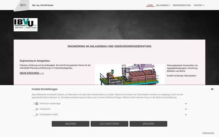 Screenshot of ibvu.de