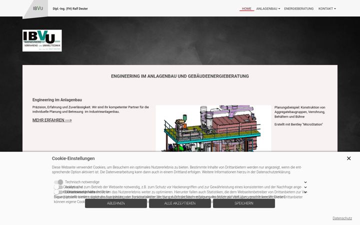 Screenshot of ibvu.eu