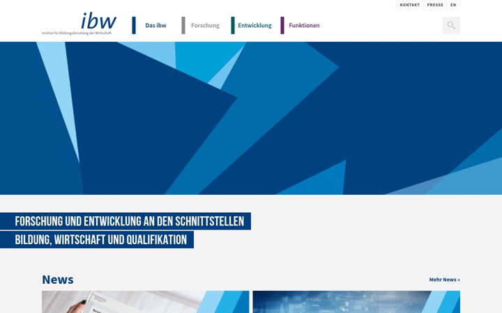 Screenshot of ibw.at