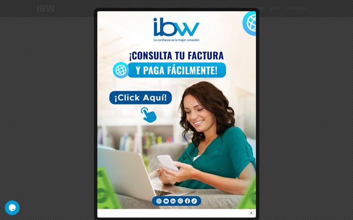 Screenshot of ibw.com.ni