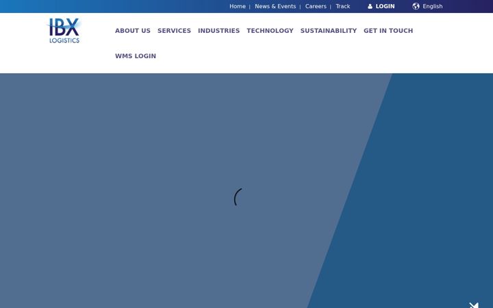 Képernyőkép: ibxlogistics.com