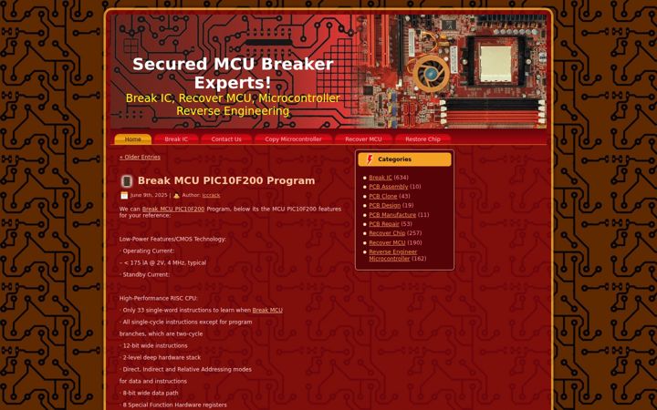 Screenshot of ic-crack.com