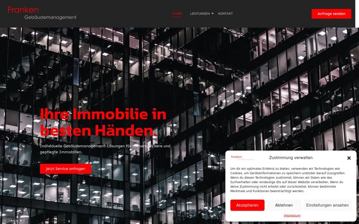 Screenshot of ic-franken.com
