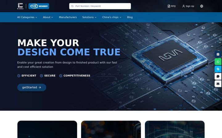 Screenshot of ic-online.com