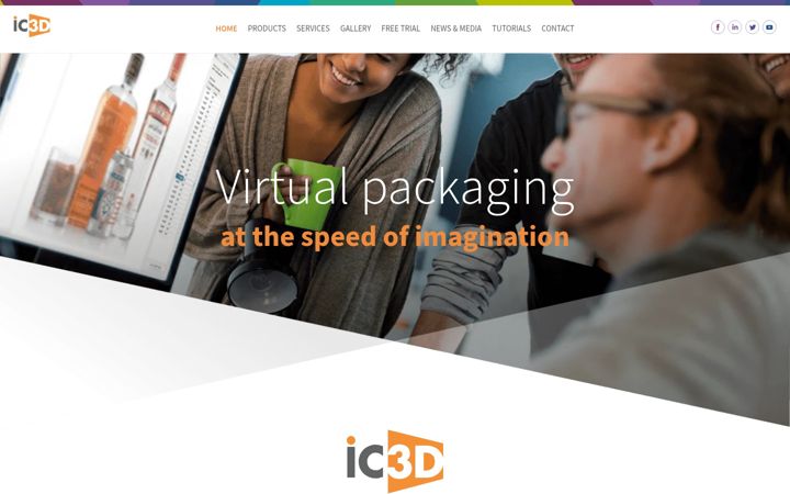 Screenshot of ic3dsoftware.com