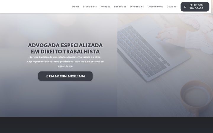 Screenshot of icaa.adv.br