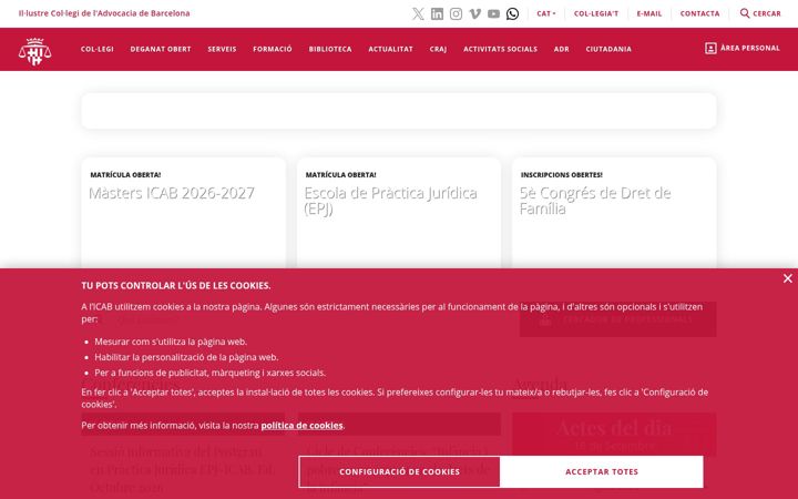 Screenshot of icab.cat
