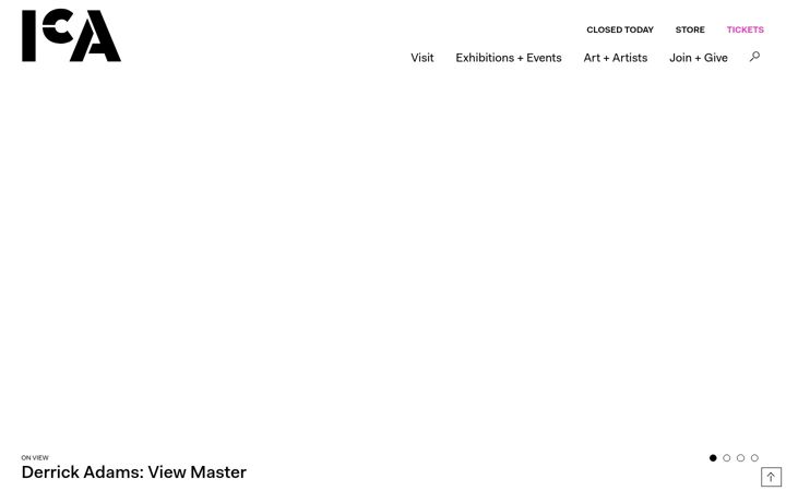Screenshot of icaboston.org