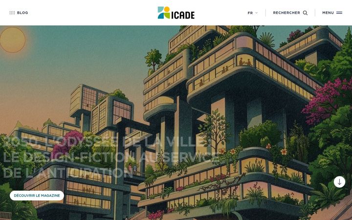 Screenshot of icade.fr