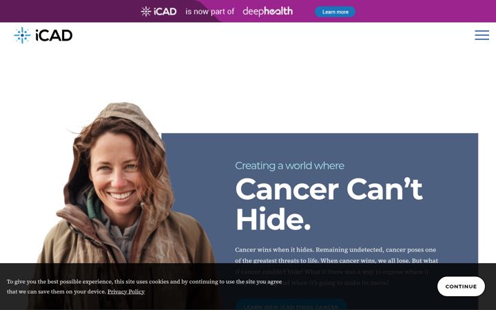Screenshot of icadmed.com