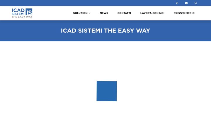 Screenshot of icadsistemi.com