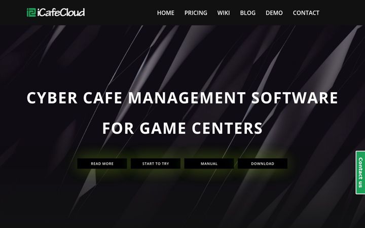 Ekrano kopija icafecloud.com