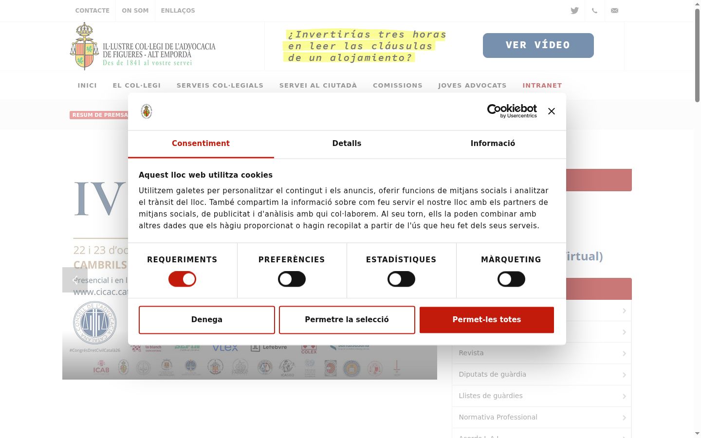 Snímka obrazovky banera súhlasu zobrazeného pred akoukoľvek interakciou