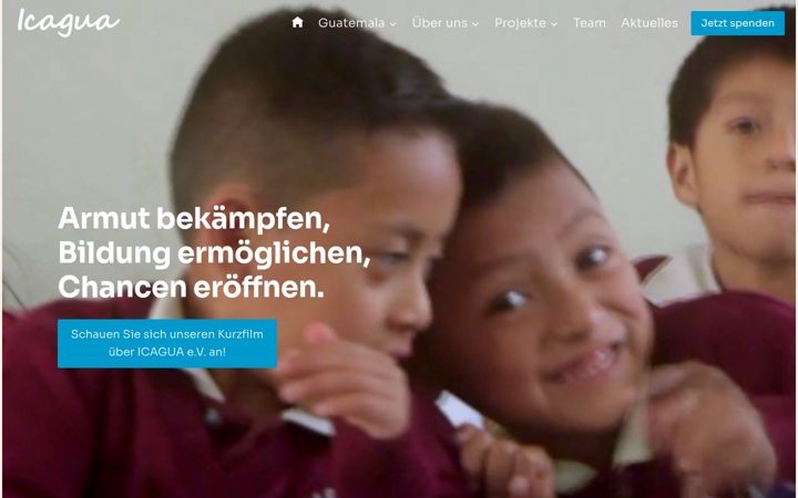 Screenshot of icagua.de