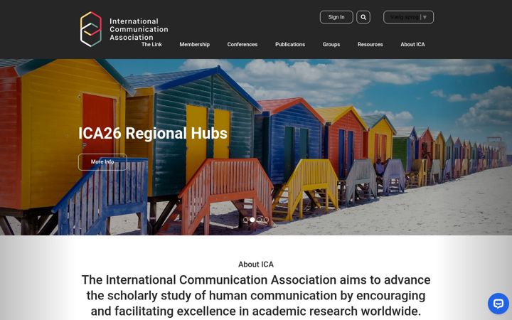Screenshot of icahdq.org