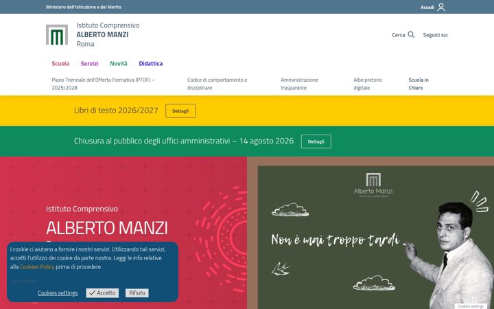 Screenshot of icalbertomanzi.it