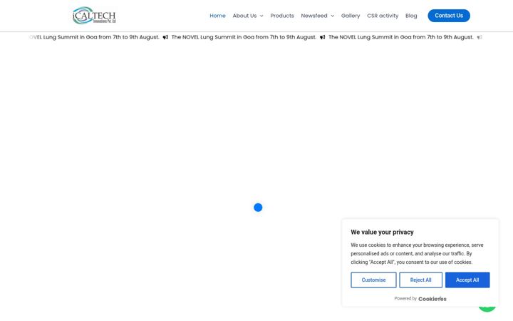 Screenshot of icaltech.com