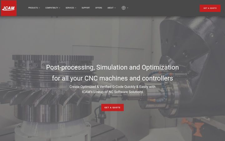 Screenshot of icam.com