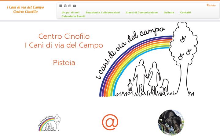 Screenshot of icanidiviadelcampo.it
