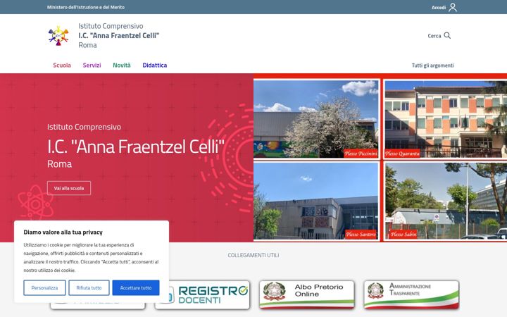 Screenshot of icannacelli.edu.it