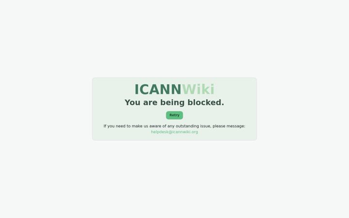 Screenshot of icannwiki.org