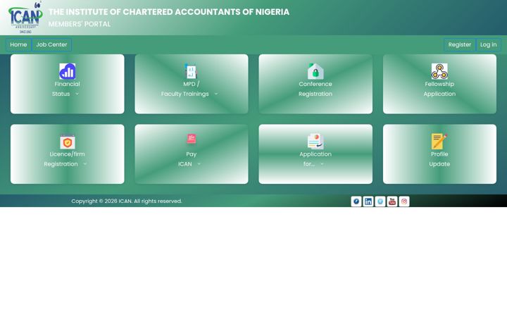 Screenshot of icanportal.org