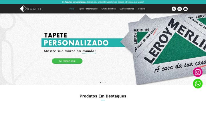 Screenshot of icapachos.com