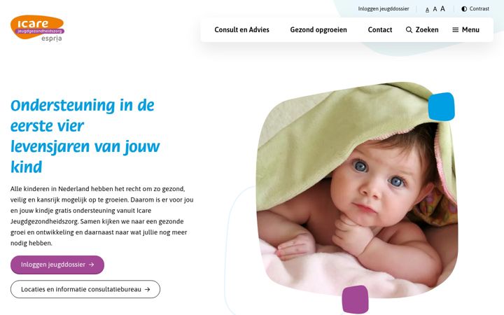 Screenshot of icarejgz.nl