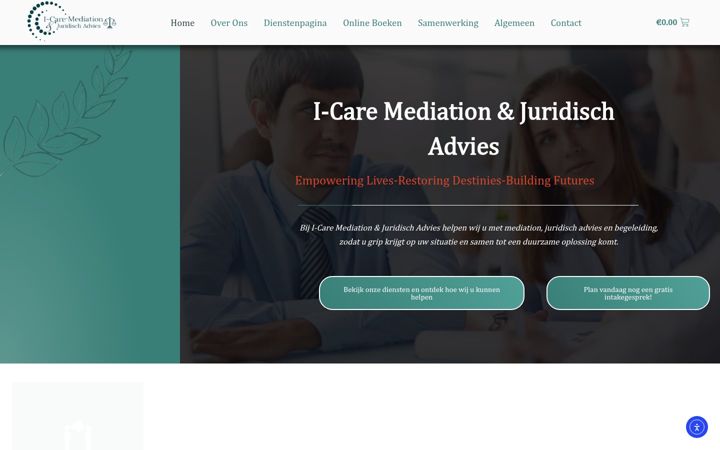 Screenshot of icaremediation.nl