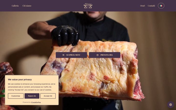 Screenshot of icarnivorifirenze.it