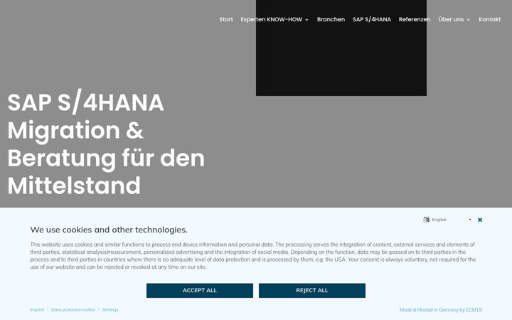 Screenshot of icas.de