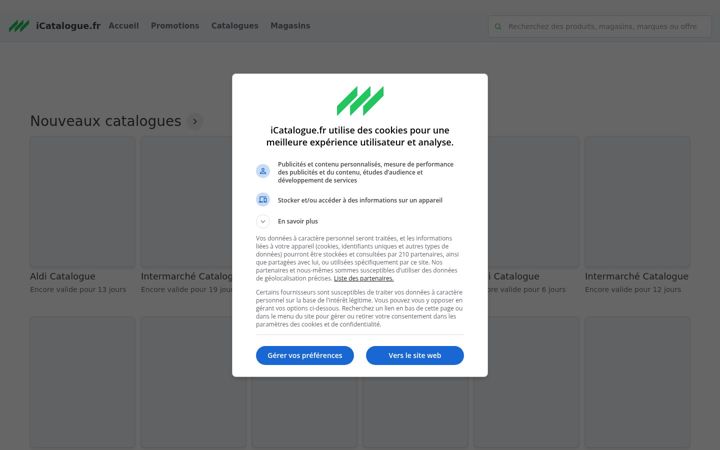 Screenshot of icatalogue.fr