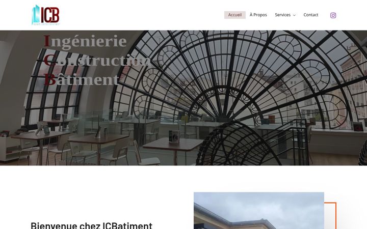 Screenshot of icbatiment.com