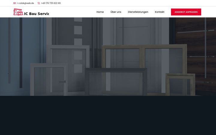 Screenshot of icbauservice.de