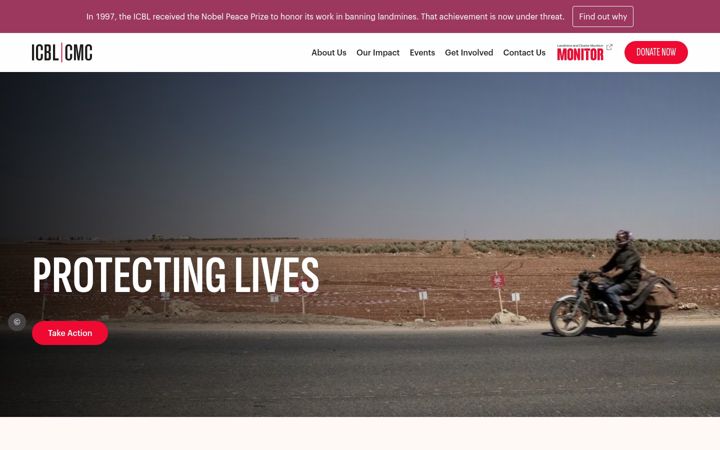 Screenshot of icblcmc.org