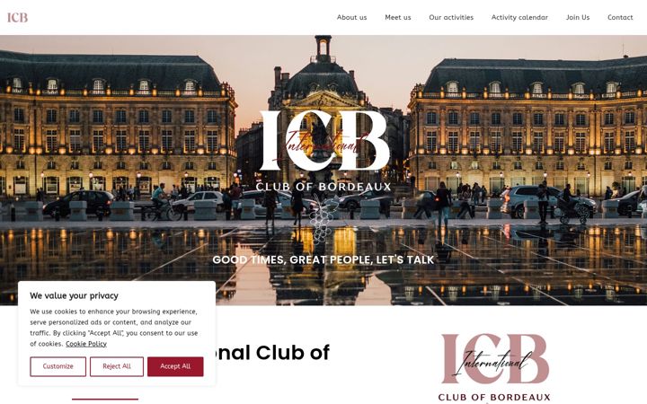 Screenshot of icbordeaux.fr