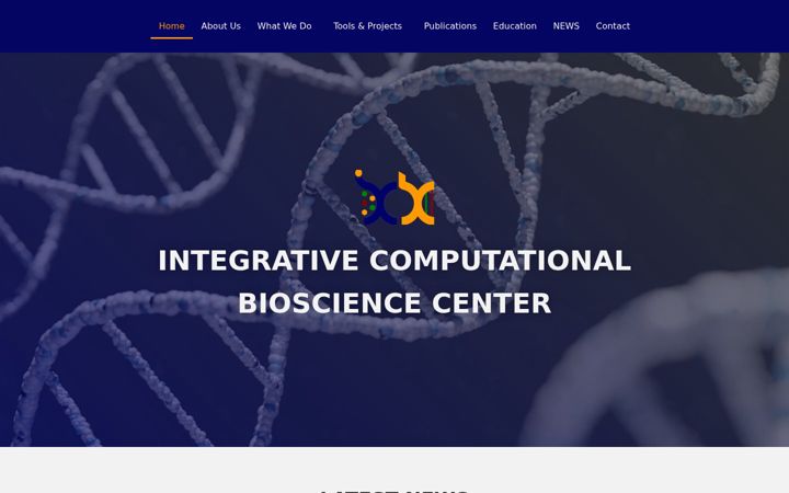 Screenshot of icbs.mahidol.ac.th