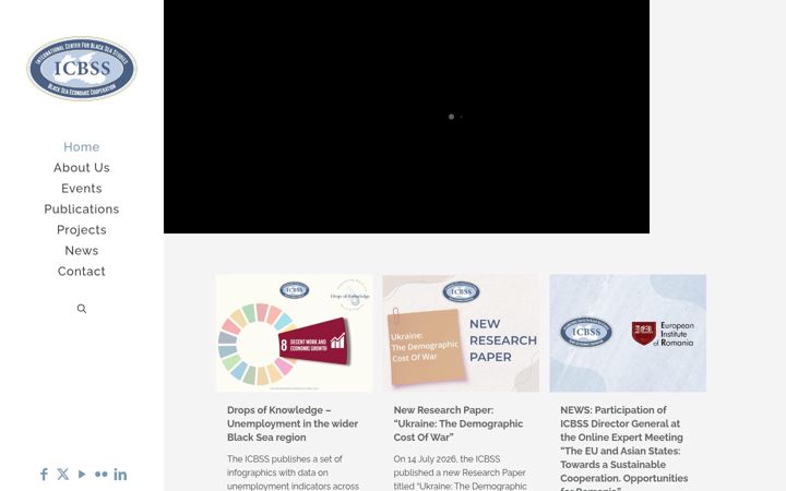 Screenshot of icbss.org