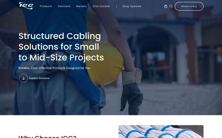 Screenshot of icc.com