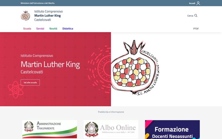 Screenshot of iccastelcovati.edu.it