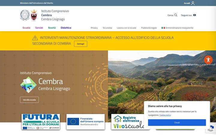 Screenshot of iccembra.it