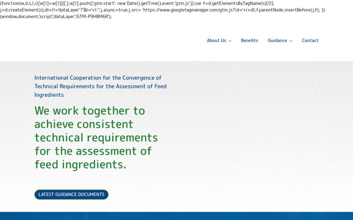 Screenshot of iccffeed.org