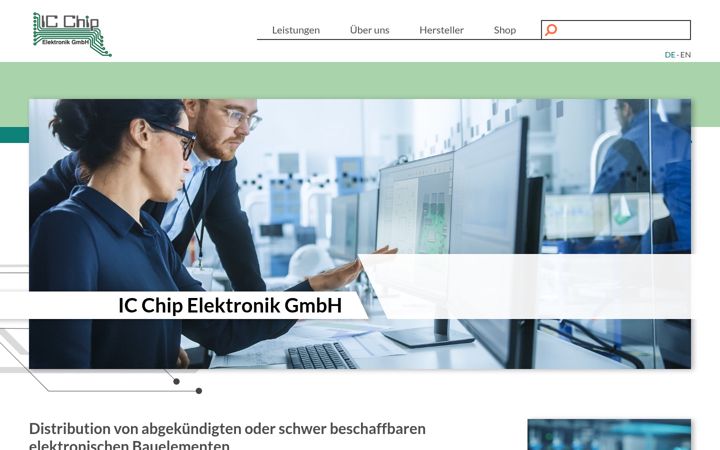 Screenshot of icchip.de